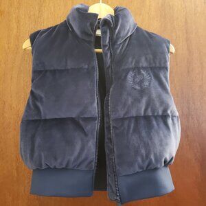 PINK Victoria's Secret Puffer Vest Navy Blue Size Small
